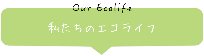 私たちのエコライフ